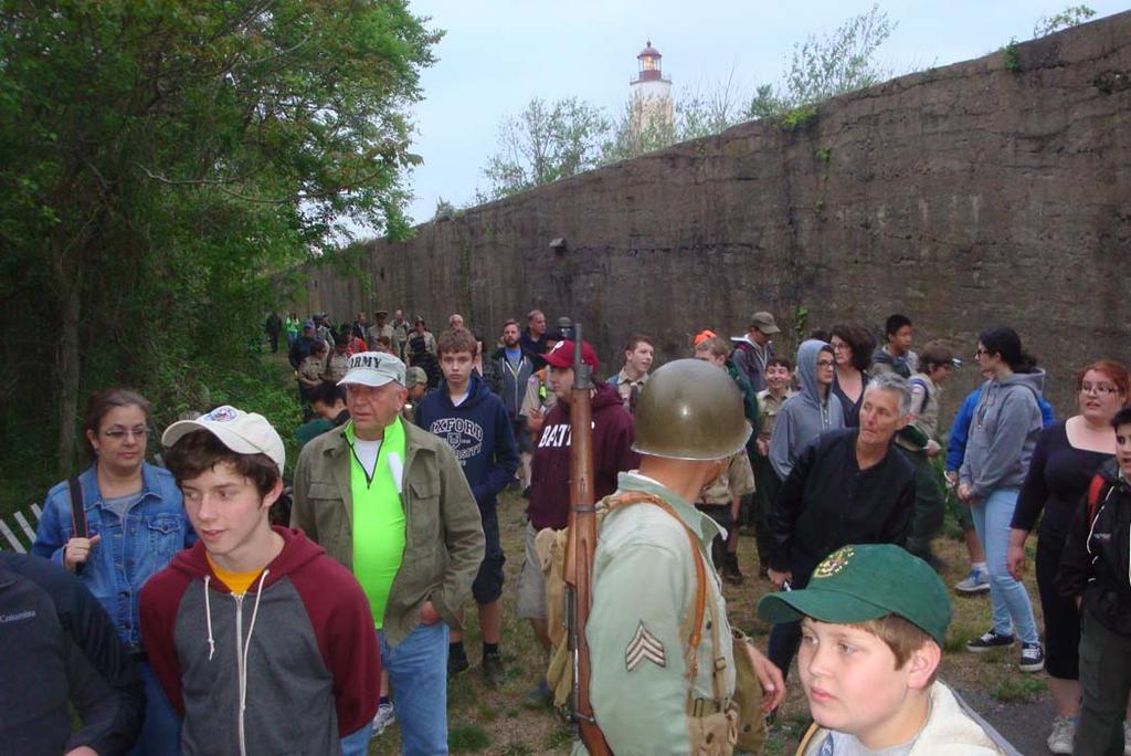 The Lantern Tour is always one of the most popular events at Fort Hancock.
