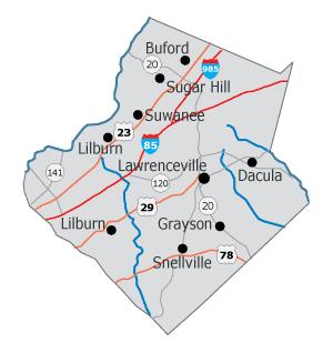 Gwinnett Locations Lawrenceville Outpatient Clinic Norcross Outpatient Clinic Adult Crisis Stabilization Unit Day Services Court Services **Opening 2015** Buford