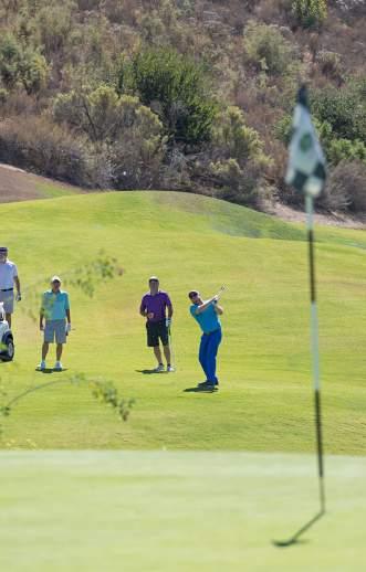 Held at Maderas Golf Club, the format is a four-person scramble followed by a reception and