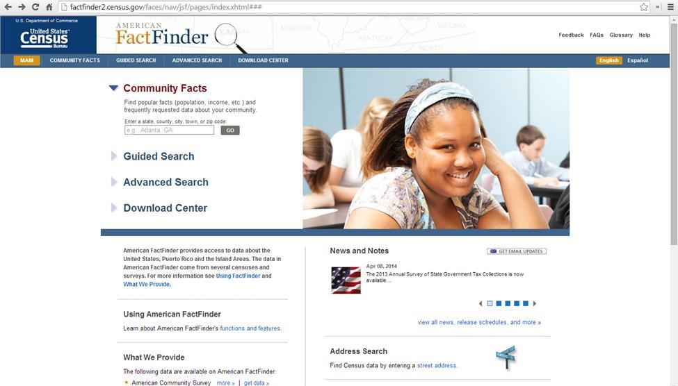 Factfinder Instructions http://factfinder2.census.