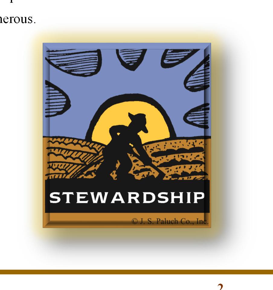 PURSUING A DYNAMIC FAITH LIFE THROUGH STEWARDSHIP: Generosity as a path to happiness Here at St. Aloysius Parish, we believe that Stewardship is transformative.