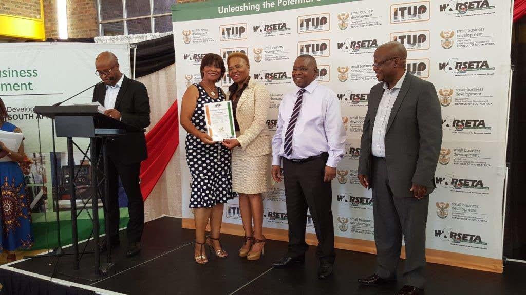 ITUP is a joint project between the W&RSETA and Department of Small Business Development (The dsbd) which was launched in 2014 as part of the multimillion rand strategy on informal businesses, the