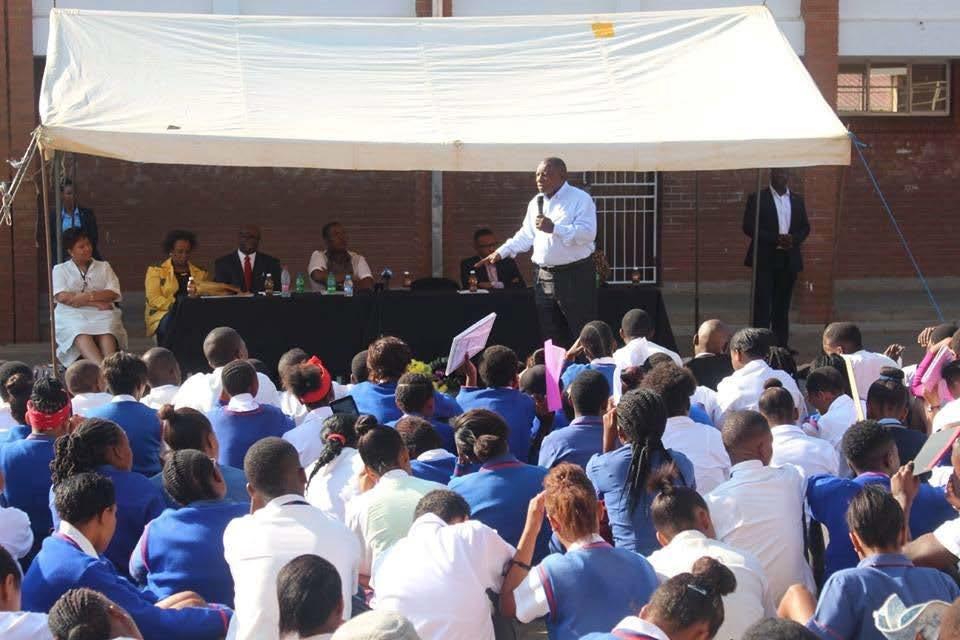 The event was graced by the Deputy President of the country, Honourable Cyril Ramaphosa who interacted with the youth on different issues affecting them such as career guidance, education and