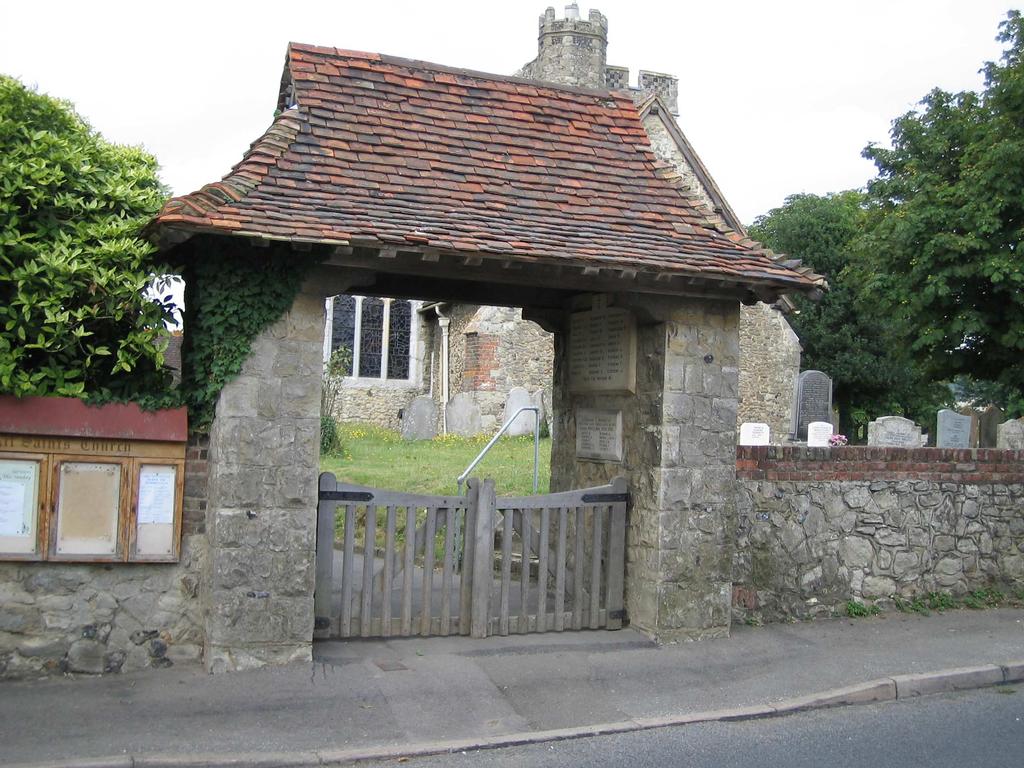Wouldham The casualties of both world wars who are named on the Wouldham, Rochester, Kent, parish tribute, are commemorated on memorial plaques located in the Lych Gate of the parish church of All