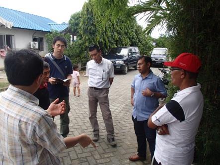 Philippines after Typhoon Yolanda JICA Vice President Kuroyanagi reported on the assistance for Typhoon Yolanda 21 officers from 9 countries (Turkey and others) visited reconstruction sites Aug 9