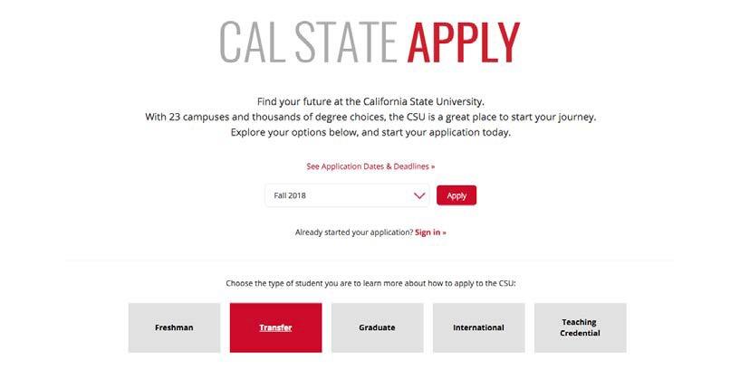 Cal State Apply Guide for LVN-BSN Application Visit Cal State Apply (https://www2.
