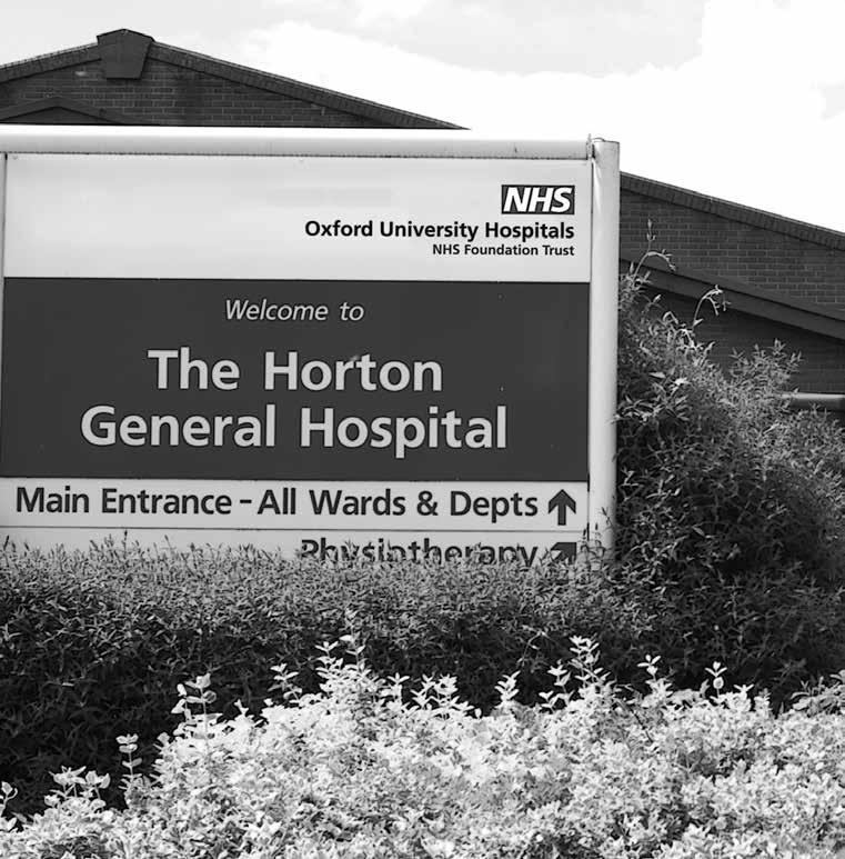 Day Case Unit, Horton General Hospital Fasting before a