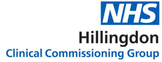 Financial Interest Non-Financial Professional Interest Non-Financial Personal Interest Hillingdon CCG Employees Register of Interest Last updated: 20/12/17 Name Current position (s) held in the CCG i.