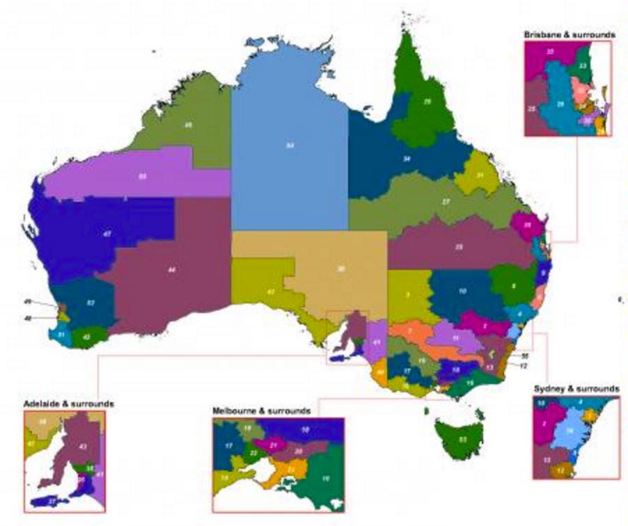 Regional Development Australia Regions