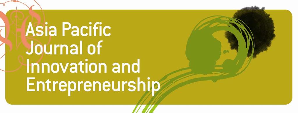 AABI Activities AABI Journal Asia Pacific Journal of INNOVATION AND ENTREPRENEURSHIP