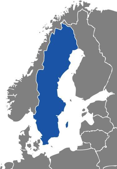 The Kingdom of Sweden About 9 million inhabitants, 1.
