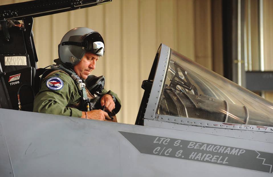 A pilot with the 142nd Fighter Wing, an Air National Guard unit based out of Portland, Ore., he d flown in the area for quite some time.