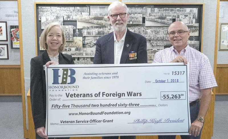 HONOR BOUND VFW, HonorBound Foundation Team Up to Help More Veterans Grant will help provide new laptops and tablets to VFW service officers KANSAS CITY, Mo.