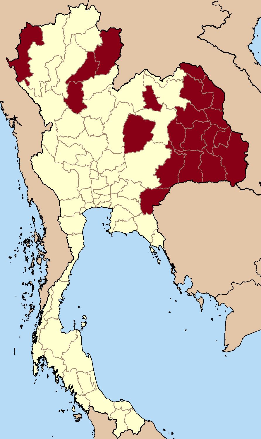 Merit on Decentralization 3 more years of corporate income tax exemption if located in the 20 poorest provinces (Kalasin, Chaiyaphum, Nakhon Phanom, Nan, Bueng Kan, Buri