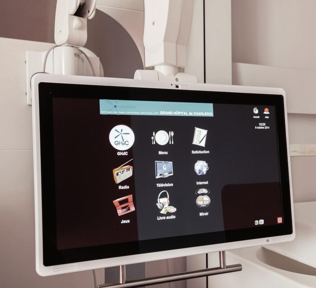 Infotainment ENTERTAIN PATIENTS Allow an easy access to entertainment services and educational