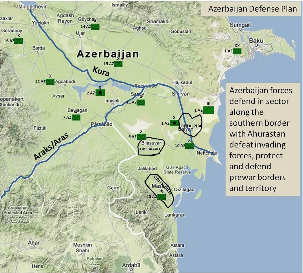 EXHIBIT 1 (ERBAIJAN DEFENSE PLAN) TO TAB D (INTELLIGENCE 2. (U) Mission. a. (U) Azerbaijan Ministry of Defense (MOD) Mission Statement.