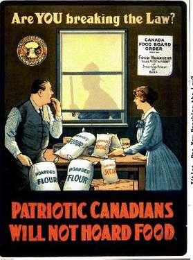 Posters Roughly 700 different propaganda posters were created by the Canadian government.