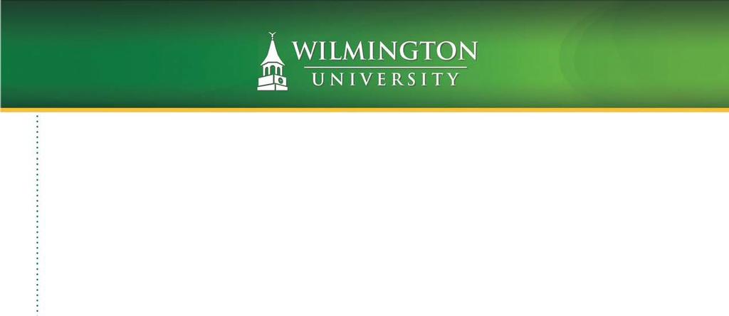 Dear Prospective DNP Student, Thank you for your interest in the Doctor of Nursing Practice (DNP) program at Wilmington University.