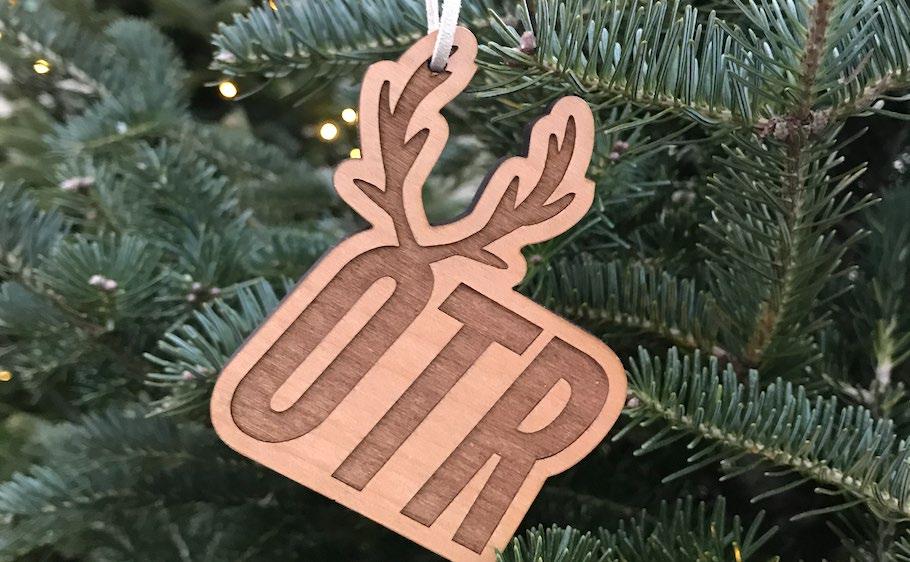 In 2018, we partnered with OTR business Lucca Handmade to create and sell a custom OTRnament!