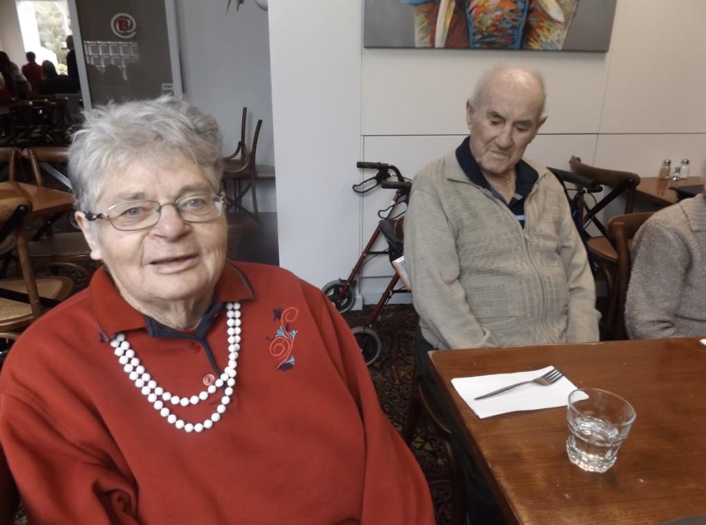 Lunching at Burkes This month the residents went to