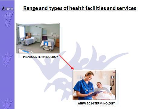 Range and types of health facilities and services 4 Activity 2: Note taking How were health facilities and services