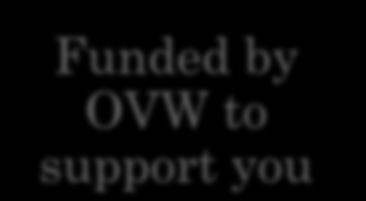 Funded by OVW to