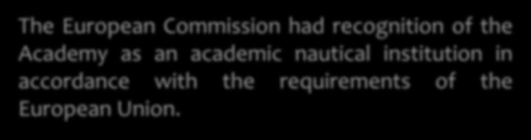 an academic nautical institution in