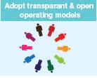 transparent & open operating models