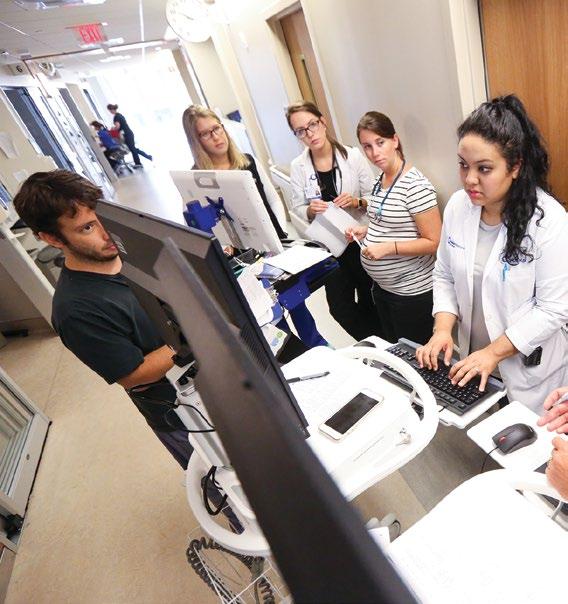 Students can select from several clinical and systems electives or choose to add a unique clinical specialty to their major.