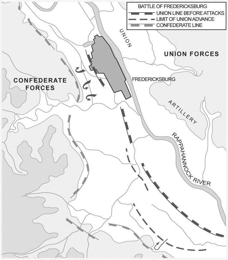 Chapter 7 Figure 7-3. Historical example, defense of a linear obstacle, Fredericksburg 1862 PERIMETER DEFENSE 7-87.