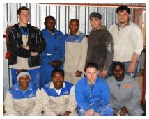 This is what some of the apprentices had to say: Bonginkosi Jacson Matlala (Delmas 2009) - The apprenticeship program is a good opportunity but involves hard work.