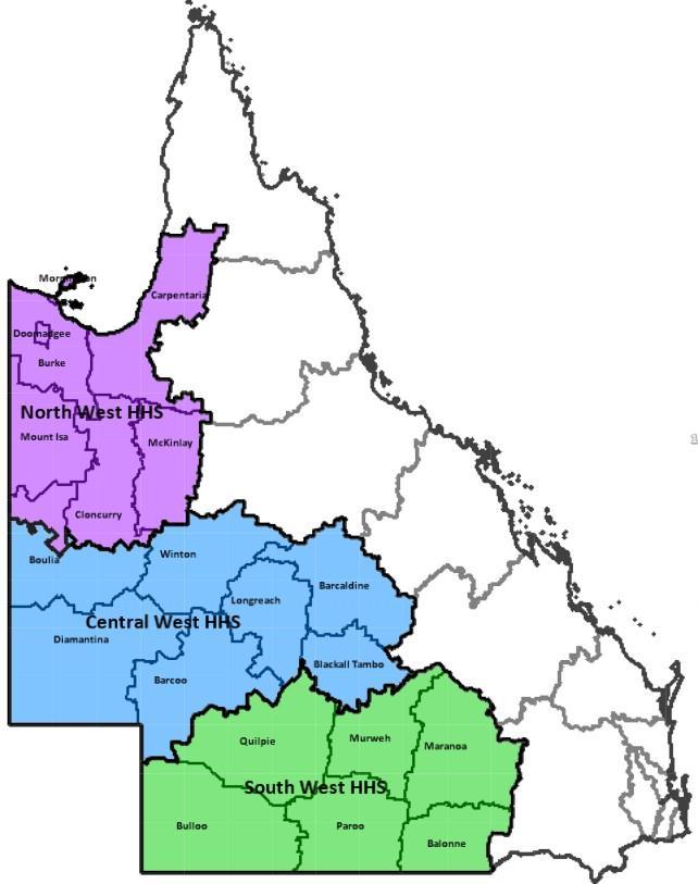 WQPHN North West: Population 28,319 Largest town is Mount Isa (19,332) Young age profile (Median age 31.1) 25.5% employed in mining 26.0% Aboriginal and Torres Strait Islander (37.