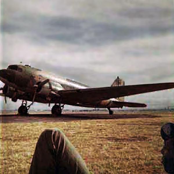 26_32: Phù Cát Air Base, Flightline: C-47 parking. 1967. (Photo: Sgt.