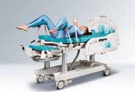 located inside side rails for patient security Horizontal position Integral ABS side rails with