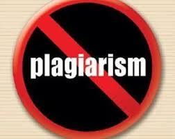Plagiarism Words of Wisdom You can't copy anybody and end with anything.