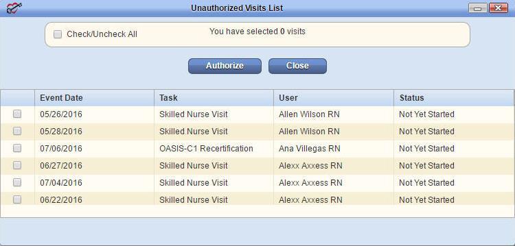 The insurance should be verified in the patient s profile to proceed. Authorize multiple tasks at one time.
