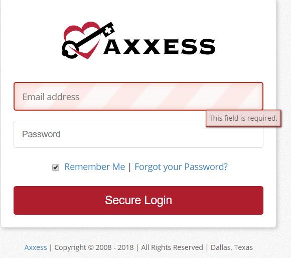 Next, the sign-in page will appear where the username and password fields are required.