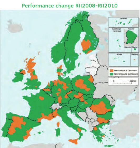 Regional Innovation Scoreboard 2016: Innovation performance in 214 regions in the EU.
