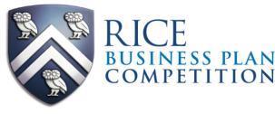 2019 Rice Business Plan Competition Investment and Cash Prizes As of January 11, 2019. Subject to change In total, more than $1.