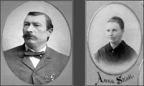 Franta and Anna Skok Frank is listed as a founding member of the first Bohemian organization, Slovanska Lipa (1868) which was absorbed by