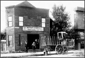 Frank Skok s Wagon Blacksmith and Horse Shoeing Shop A great old neighborhood photo, circa 1900, with