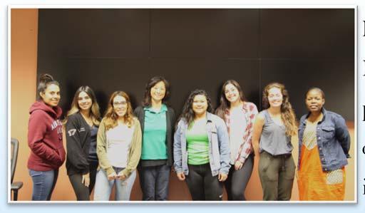 Ontiveros for coming to chat with us! Dr. Lisa Wang spoke at the Civil Engineering WE Chat. Dr. Wang is a professor in the civil engineering department after having worked in industry.