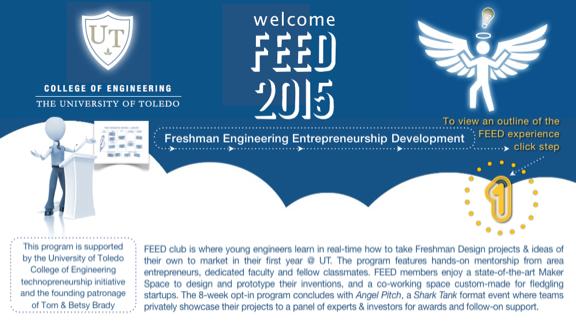 2 TRAINING At The University of Toledo, I created the FEED and SEED programs ( Freshmen