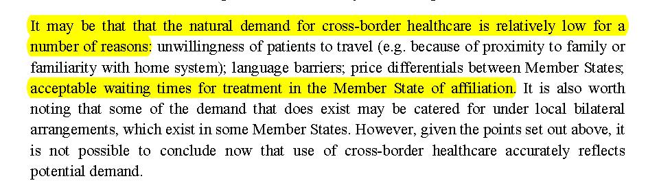 Cross-border care: the escape route?
