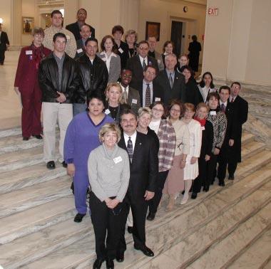 Seminole State Collegian, March 2003 Page 3 SSC Delegation Meets Wtih Law Makers at State Capitol Several dozen administrators, professors, regents, community leaders and other supporters of Seminole