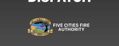 subscribers Twitter @5CitiesFire_PIO Facebook 5 Cities Fire Authority PIO www.fivecitiesfireauthority.