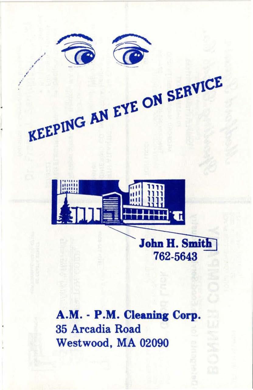 JohnH. 762-5643 A.M. - P.M. Cleaning Corp.