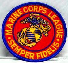 00 Marine corps league patch $3.