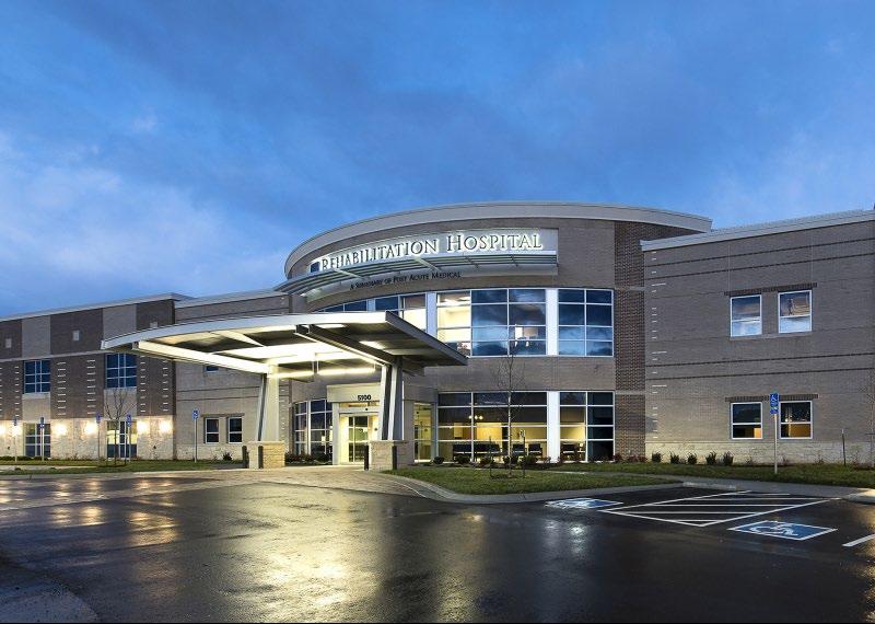 REHAB HOSPITAL PAM REHABILITATION HOSPITAL OF OVERLAND PARK POST ACUTE - 45 BEDS 45 - bed inpatient rehabilitation facility A specially designed 12-bed unit within the facility provides care for head