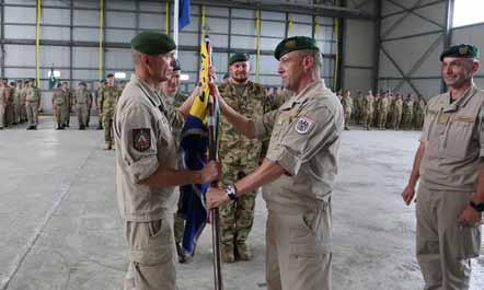 mnbn Change of command of the MNBN In camp BUTMIR on 14th August 2018 the command of the multinational battalion was forwarded from Lieutenant Colonel Markus Schwaiger to Lieutenant Colonel Oliver